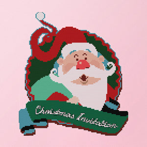 Merry Christmas 29*26cm(canvas) 14CT 2 Threads Cross Stitch kit