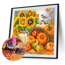 Load image into Gallery viewer, Sunflower Pumpkin 30x30cm(canvas) full round drill diamond painting
