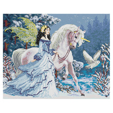 Load image into Gallery viewer, RA320 Fairy Cartoon Horse 62*51cm(canvas) 14CT 2 Threads Cross Stitch kit
