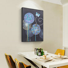Load image into Gallery viewer, Dandelion 30x40cm(canvas) beautiful special shaped drill diamond painting
