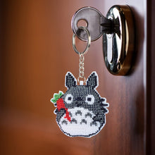 Load image into Gallery viewer, Carrot Cat Beaded Embroidery Key Ring Car Backpack Pendant Handcraft (Y062)

