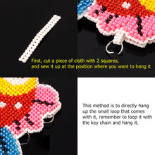 Load image into Gallery viewer, Leaf Cat Beaded Embroidery Key Ring Car Backpack Pendant Handcraft (Y065)
