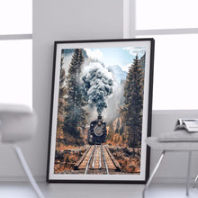 Load image into Gallery viewer, Train 30x40cm(canvas) full round drill diamond painting
