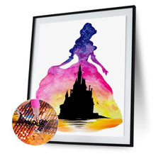 Load image into Gallery viewer, Cartoon Princess Castle 30x40cm(canvas) full round drill diamond painting
