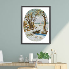 Load image into Gallery viewer, Winter 29*36cm(canvas) 14CT 2 Threads Cross Stitch kit

