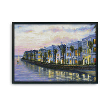 Load image into Gallery viewer, Night View of Seaside Villa 71*51cm(canvas) 14CT 2 Threads Cross Stitch kit
