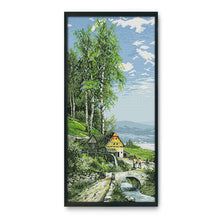 Load image into Gallery viewer, F398 Sky Clouds 41*77cm(canvas) 14CT 2 Threads Cross Stitch kit
