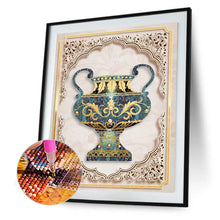 Load image into Gallery viewer, Ancient Vase Irregular 35x45cm(canvas) beautiful special shaped drill diamond painting
