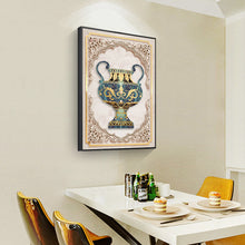 Load image into Gallery viewer, Ancient Vase Irregular 35x45cm(canvas) beautiful special shaped drill diamond painting
