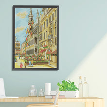 Load image into Gallery viewer, Street F573 31*40cm(canvas) 14CT 2 Threads Cross Stitch kit
