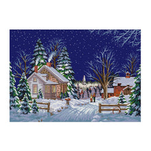 Load image into Gallery viewer, Scenery Landscape F758 Country 54*41cm(canvas) 14CT 2 Threads Cross Stitch kit
