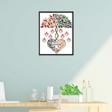 Load image into Gallery viewer, Concentric Tree 31*26cm(canvas) 14CT 2 Threads Cross Stitch kit
