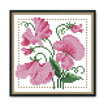 Load image into Gallery viewer, April 14CT Stamped Cross Stitch Kit 17x17cm(canvas)
