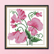 Load image into Gallery viewer, April 14CT Stamped Cross Stitch Kit 17x17cm(canvas)
