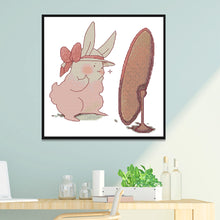 Load image into Gallery viewer, Fairy Tale Character Bunny KB081 29*27cm(canvas) 14CT 2 Threads Cross Stitch kit
