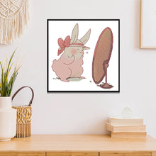 Load image into Gallery viewer, Fairy Tale Character Bunny KB081 29*27cm(canvas) 14CT 2 Threads Cross Stitch kit
