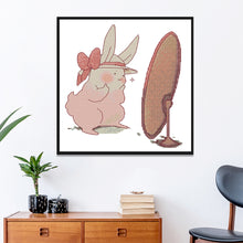 Load image into Gallery viewer, Fairy Tale Character Bunny KB081 29*27cm(canvas) 14CT 2 Threads Cross Stitch kit
