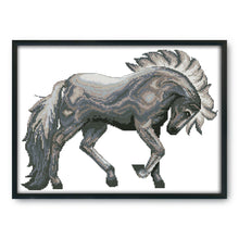 Load image into Gallery viewer, Horse 43*33cm(canvas) 14CT 2 Threads Cross Stitch kit
