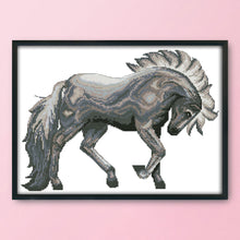 Load image into Gallery viewer, Horse 43*33cm(canvas) 14CT 2 Threads Cross Stitch kit
