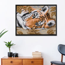 Load image into Gallery viewer, Animal Tiger 14CT Stamped Cross Stitch Kit 29x21cm(canvas)
