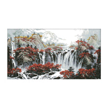 Load image into Gallery viewer, Landscape 14CT Stamped Cross Stitch Kit 64x41cm(canvas)
