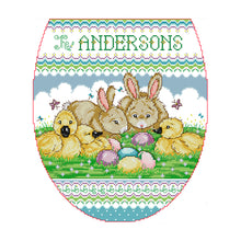 Load image into Gallery viewer, Easter 37*33cm(canvas) 14CT 2 Threads Cross Stitch kit
