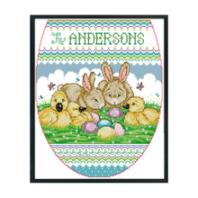 Load image into Gallery viewer, Easter 37*33cm(canvas) 14CT 2 Threads Cross Stitch kit
