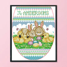 Load image into Gallery viewer, Easter 37*33cm(canvas) 14CT 2 Threads Cross Stitch kit
