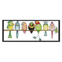 Load image into Gallery viewer, Happy 14CT Stamped Cross Stitch Kit 45x19cm(canvas)
