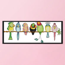 Load image into Gallery viewer, Happy 14CT Stamped Cross Stitch Kit 45x19cm(canvas)
