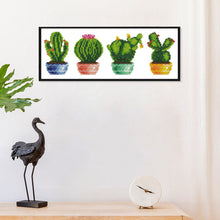 Load image into Gallery viewer, Plants 14CT Stamped Cross Stitch Kit 34x16cm(canvas)
