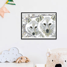 Load image into Gallery viewer, Wolf Brothers 14CT Stamped Cross Stitch Kit 41x30cm(canvas)
