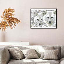 Load image into Gallery viewer, Wolf Brothers 14CT Stamped Cross Stitch Kit 41x30cm(canvas)
