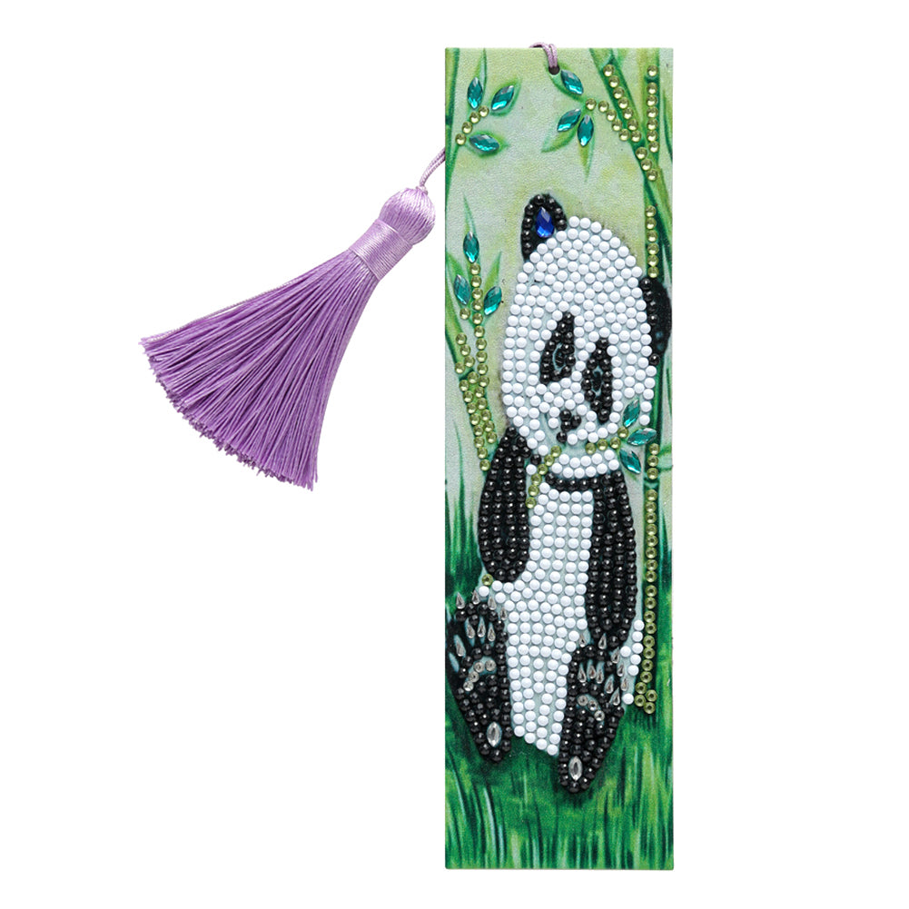 Special Shaped 5D DIY Cartoon Diamond Painting Bookmark (Panda - AA254)