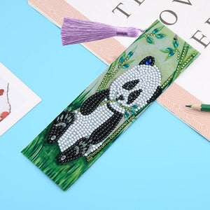Special Shaped 5D DIY Cartoon Diamond Painting Bookmark (Panda - AA254)