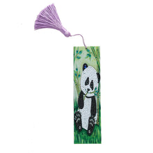 Load image into Gallery viewer, Special Shaped 5D DIY Cartoon Diamond Painting Bookmark (Panda - AA254)
