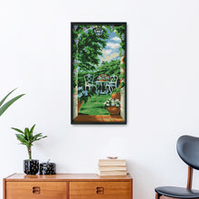 Load image into Gallery viewer, F477 Courtyard View 20*41cm(canvas) 14CT 2 Threads Cross Stitch kit
