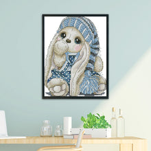 Load image into Gallery viewer, Mini Rabbit 14CT Stamped Cross Stitch Kit 20x17cm(canvas)
