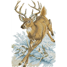 Load image into Gallery viewer, Deer 14CT Stamped Cross Stitch Kit 29x41cm(canvas)
