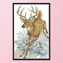 Load image into Gallery viewer, Deer 14CT Stamped Cross Stitch Kit 29x41cm(canvas)
