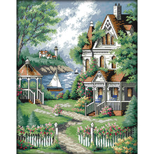 Load image into Gallery viewer, Landscape 14CT Stamped Cross Stitch Kit 35x44cm(canvas)
