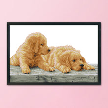 Load image into Gallery viewer, Dog 14CT Stamped Cross Stitch Kit 44x30cm(canvas)
