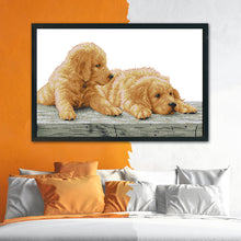 Load image into Gallery viewer, Dog 14CT Stamped Cross Stitch Kit 44x30cm(canvas)
