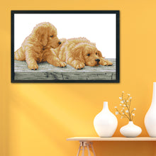 Load image into Gallery viewer, Dog 14CT Stamped Cross Stitch Kit 44x30cm(canvas)
