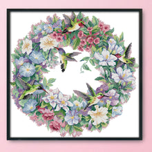 Load image into Gallery viewer, Bird Garland 14CT Stamped Cross Stitch Kit 51x50cm(canvas)
