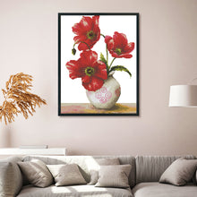 Load image into Gallery viewer, Corn Poppy 14CT Stamped Cross Stitch Kit 42x33cm(canvas)
