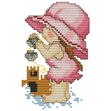 Load image into Gallery viewer, Four Seasons (Summer) 14CT Stamped Cross Stitch Kit 11x16cm(canvas)
