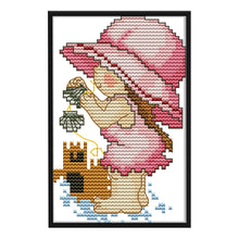 Load image into Gallery viewer, Four Seasons (Summer) 14CT Stamped Cross Stitch Kit 11x16cm(canvas)
