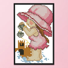 Load image into Gallery viewer, Four Seasons (Summer) 14CT Stamped Cross Stitch Kit 11x16cm(canvas)
