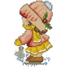 Load image into Gallery viewer, Four Seasons (Winter) 14CT Stamped Cross Stitch Kit 10x17cm(canvas)
